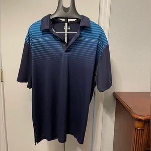 Blue men’s polo